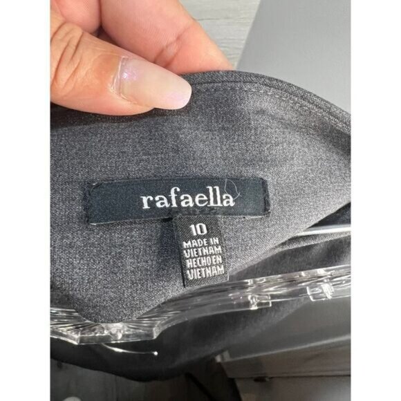 Rafaella Women's Wide Waistband Gray Mini Skirt Size‎ 10 - Picture 4 of 5